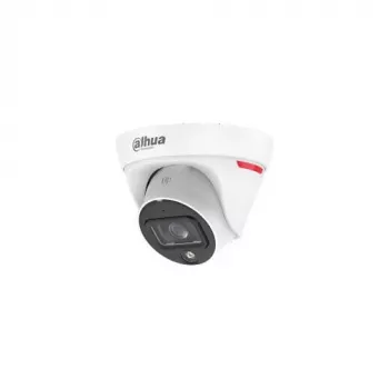 Dahua IPC-HDW1439T1-A-LED-0280B-PRO 4MP Full-Colour šiltų LED kupolinė tinklo kamera su įmontuotu mikrofonu, 2,8 mm fiksuotas objektyvas, IP67, PoE