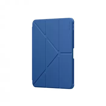 AMAZINGTHING Titan Pro iPad A16 11 colių dėklas su 720° besisukančiu stovu ir laikikliu rašikliui - mėlynas