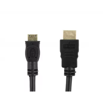 Accura HDMI į Mini HDMI kabelis 1,8 m 4K High Speed su Ethernet, juodas