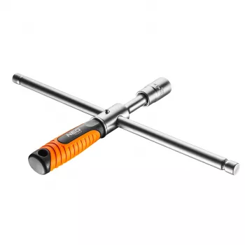 NEO TOOLS kryžminis ratų raktas 17 x 19 mm | chromo vanadžio plienas