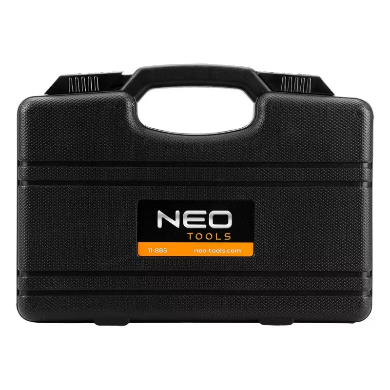NEO TOOLS 11-885 Purkštukų lizdų valymo pjaustytuvų rinkinys - 17 vnt.