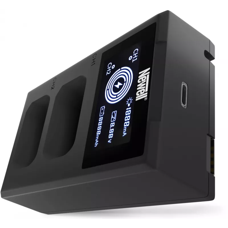 Newell FDL-USB-C dviejų kanalų įkroviklis Sony NP-FW50 akumuliatoriams (NL2545)