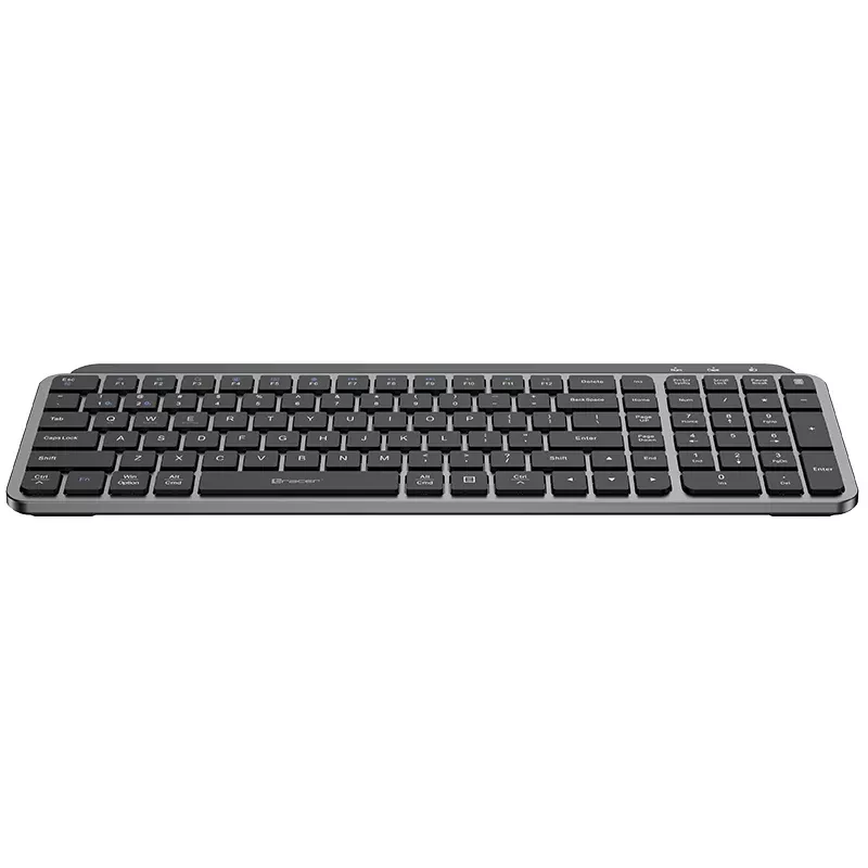 TRACER STONE RF 2.4G+BT belaidė klaviatūra, QWERTY US International, juoda