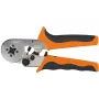 NEO Tools savireguliuojantis reples su reketu įvorių antgaliams 0,25–6 mm² (AWG 23–10), kvadratinis užspaudimas, ergonomiška dviejų komponentų rankena, 200 mm