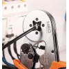 NEO Tools savireguliuojantis reples su reketu įvorių antgaliams 0,25–6 mm² (AWG 23–10), kvadratinis užspaudimas, ergonomiška dviejų komponentų rankena, 200 mm