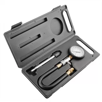 NEO TOOLS Kompresijos matuoklis su adapterių rinkiniu 0-20 bar / 0-300 PSI
