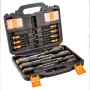 NEO TOOLS 30 dalių atsuktuvų ir antgalių rinkinys su 7 atsuktuvais, 22 antgaliais, magnetiniais antgaliais ir laikikliu