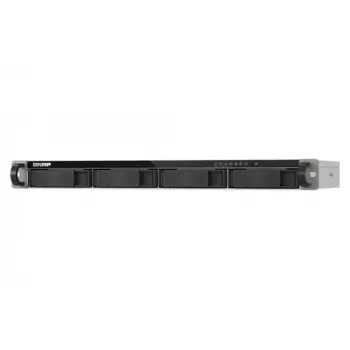 QNAP TS-432XeU-4G 4 lizdų stovo tipo NAS, AnnapurnaLabs AL314 keturių branduolių 1.7GHz, 4GB DDR4, 1x 10GbE SFP+, 2x 2.5GbE RJ-45, 1U