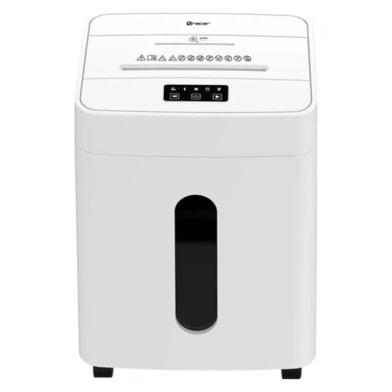 Tracer SilentBlade White kryžminio pjovimo popieriaus smulkintuvas, 10 lapų, P-4, 21 L