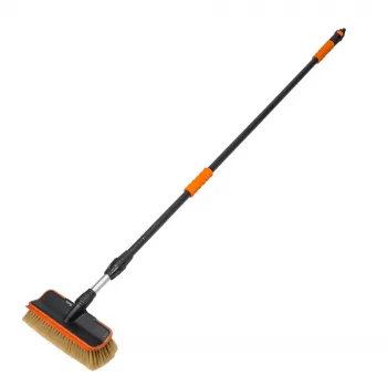 BRADAS Soft automobilio plovimo šepetys su teleskopine rankena 180-300cm 2 plokštumų