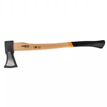 NEO TOOLS TOP-27-019 Kirvis su stiklo pluošto kotu, 600g didelio anglinio plieno galvute, 380mm, neslystančia rankena, ašmenų dangteliu, TÜV GS sertifikatas
