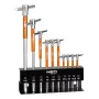 NEO TOOLS Kaištiniai veržliarakčiai su sukamuoju strypeliu 2-10 mm, 10 vnt. rinkinys stove
