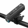 ROCKBROS V9M-1000 1000 liumenų USB-C įkraunamas priekinis dviračio žibintas - juodas