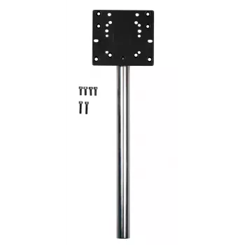 WHEEL STAND PRO WSP-UP-UNI-WHL-PLT universali vieno lizdo sieninė plokštelė, balta, ABS, varžtais tvirtinama, talpina 2 keystone modulius