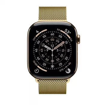 Crong Milano Steel nerūdijančio plieno dirželis Apple Watch 38/40/41/42 mm auksinis
