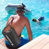 Wozinsky WWK-20 vandeniui atsparus sausas krepšys 20L, skirtas baidarėms ir SUP lentoms - juoda