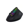 WOZINSKY WMG-1164 belaidė vertikali ergonomiška žaidimų pelė 3600 DPI RGB juoda