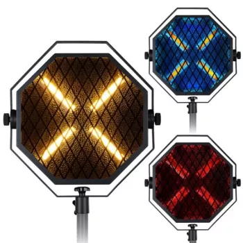 EVOLIGHTS LUMENO X V2 150W LED judantis prožektorius su motorizuotu priartinimu, gobo diskais, prizme, frost filtru, DMX