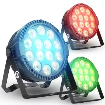LIGHT4ME PAR RGBA 14x6W IR LED sceninis PAR prožektorius su nuotolinio valdymo pultu