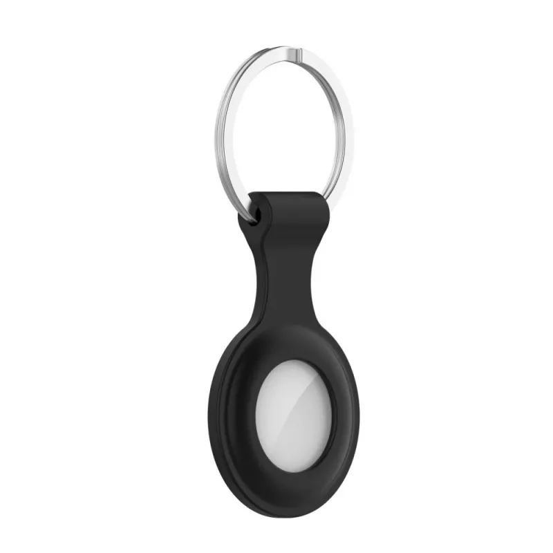 Tech-Protect raktų pakabuko dėklas Apple AirTag, juodas