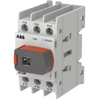 ABB OT Plus OT25G1-3BS25 3 polių bazinis apkrovos pertraukiklis, 25 A, 750 V, tiesioginė rankena
