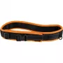 Fiskars 1003626 Functional Form diržas įrankiams su greito atsegimo sagtimi, reguliuojamas iki 120 cm, patvarus vandenį atstumiantis poliesteris, daug kišenių ir kilpų, juoda/oranžinė