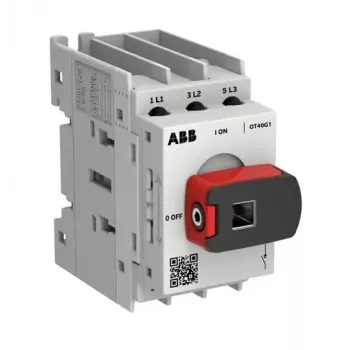 ABB OT Plus OT40G1-3MS40 A 3 polių 40A apkrovos pertraukiklis su tiesiogine rankena