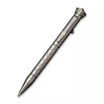 CIVIVI Coronet CP-02A titano taktinis rašiklis - bolt-action EDC su volframo plieno stiklo daužytuvu, stonewashed apdaila