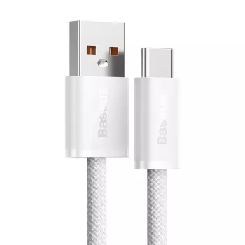 Baseus Dynamic Series USB-A į USB-C laidas 100W 2m baltas
