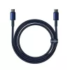 Baseus Tungsten Gold USB-C į USB-C laidas 100W PD 1m mėlynas
