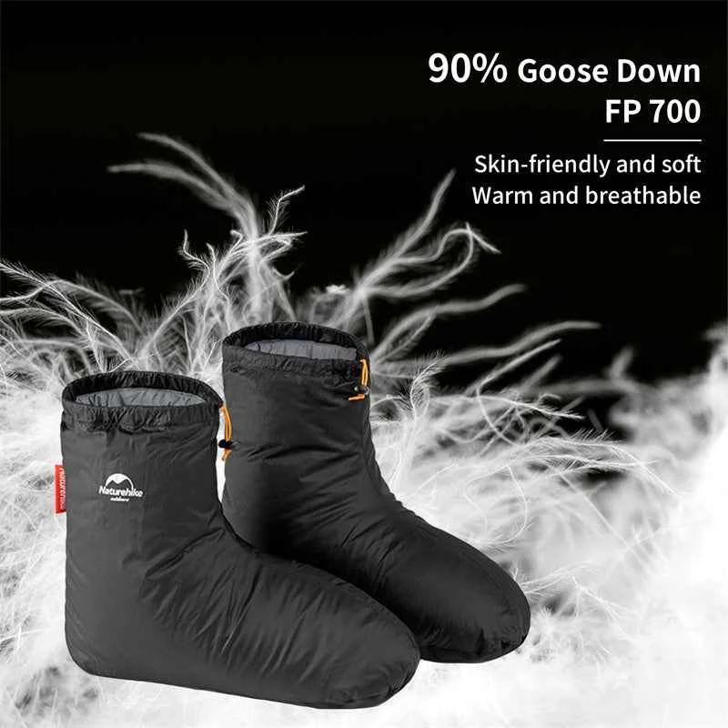 Naturehike Goose Down Ankle Boots NH18S023-T juoda, vidutinio dydžio