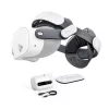 BOBOVR M3 Pro+ baterijų dirželis su 6500 mAh baterija ir įkrovimo stotele, skirtas Meta Quest 3/3S - baltas