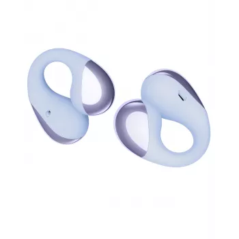 Soundpeats PearlClip Pro atviro tipo belaidės ausinės su Bluetooth 5.3, ENC mikrofonais, IPX4, 32h baterija, violetinės spalvos