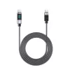 ORICO LDC2C USB-C į USB-C PD 100W laidas su LED galios indikatoriumi, 480 Mbps, 3 m, juodas