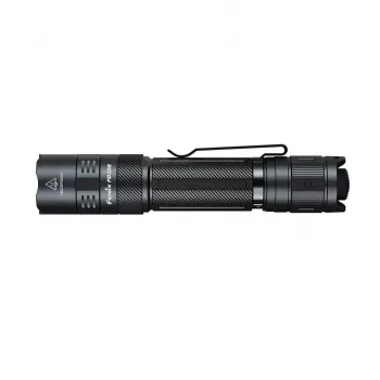 Fenix 039-607 taktinis LED žibintuvėlis - 1600 liumenų, USB-C įkraunama 21700 baterija, IP68 atsparus vandeniui, dvigubas galinis jungiklis