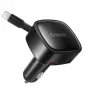 ORICO FC-66-1A2C 66W automobilinis įkroviklis su įtraukiamu USB-C laidu - juodas