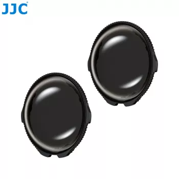 JJC TLP-X5ND16 2 vnt. ND16 neutralaus tankio filtrai, skirti Insta360 X5 – grūdintas stiklas, daugiasluoksnė danga, 4 stopų šviesos mažinimas