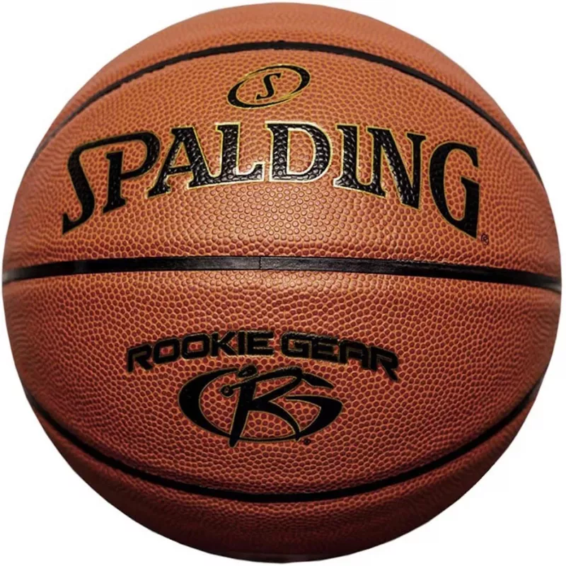Spalding Rookie Gear 5 dydžio krepšinio kamuolys, rudas, 76950Z, jaunimo treniruočių kamuolys