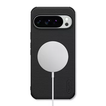 Nillkin Super Frosted Shield Pro magnetinis dėklas, skirtas Google Pixel 10 Pro XL – juodas