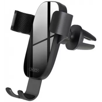 XO C37 automobilinis oro ventiliacijos gravitacinis telefono laikiklis, juodas
