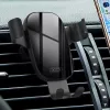 XO C37 automobilinis oro ventiliacijos gravitacinis telefono laikiklis, juodas