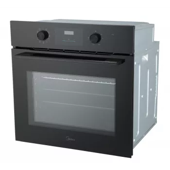 Midea MBO65M80M1-BK įmontuojama elektrinė orkaitė, 70L, liečiamas ekranas, juoda