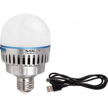 Nanlite PavoBulb 10C RGBWW LED lemputė, 1 šviesos rinkinys (14-1004-1KIT)