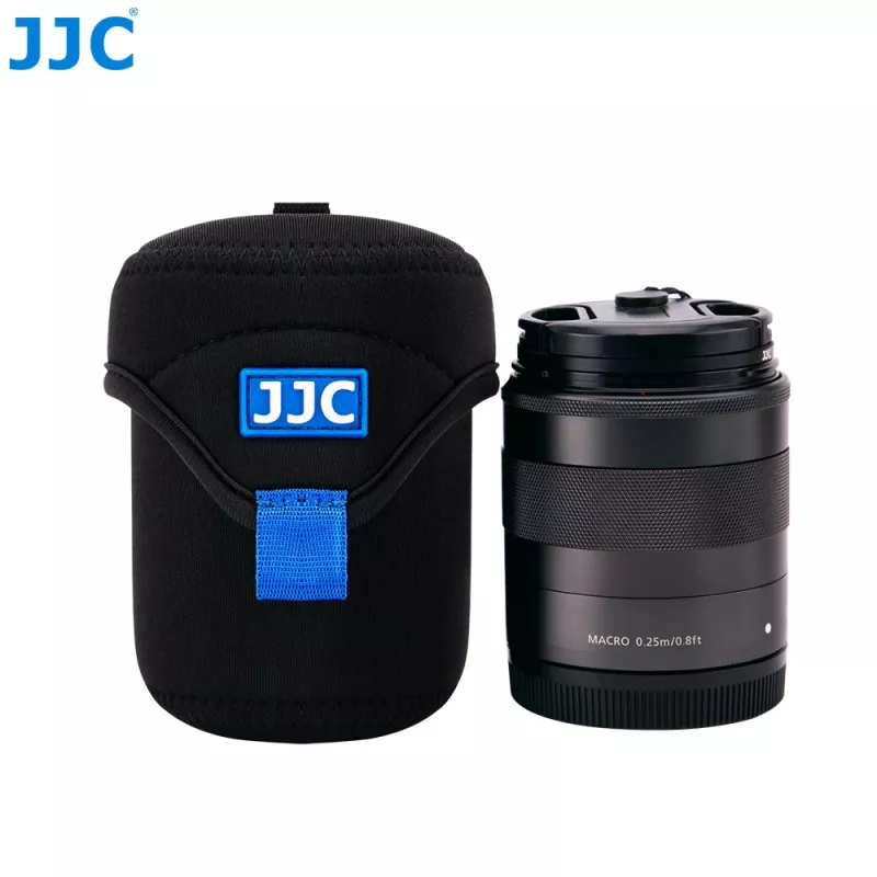 JJC SB6587 Deluxe objektyvo dėklas kompaktiškiems objektyvams (65x78mm, juodas)