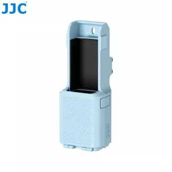 JJC 2-in-1 apsauginis dėklas ir magnetinis laikiklis, skirtas DJI Osmo Pocket 4 / 3 - mėlynas