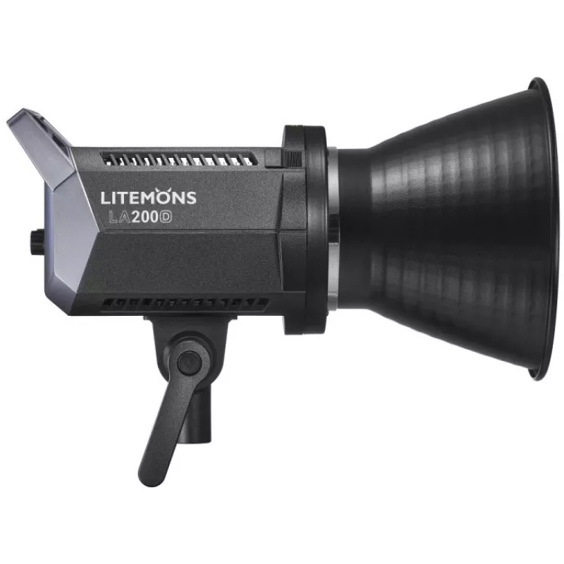 Godox Litemons LA200D K2 2 šviesų dienos šviesos LED monolight rinkinys su softbox'ais, stovais ir nešiojimo krepšiu