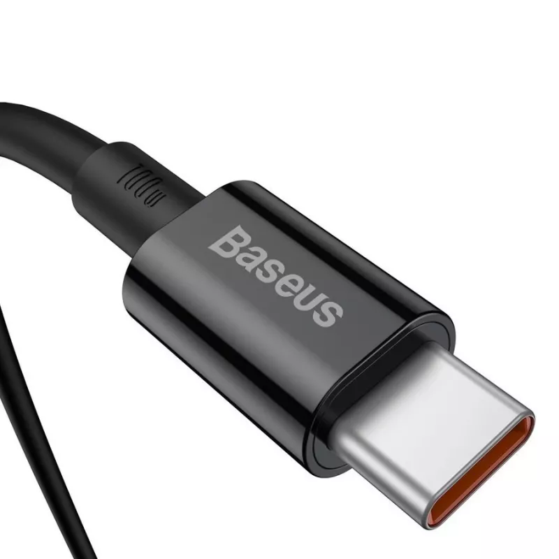 Baseus CATYS-C01 USB-C į USB-C 100W PD greitojo įkrovimo laidas, 2 m, juodas