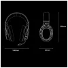AWEI AT36 belaidės ausinės per ausį su mikrofonu, Bluetooth 5.4, juodos spalvos