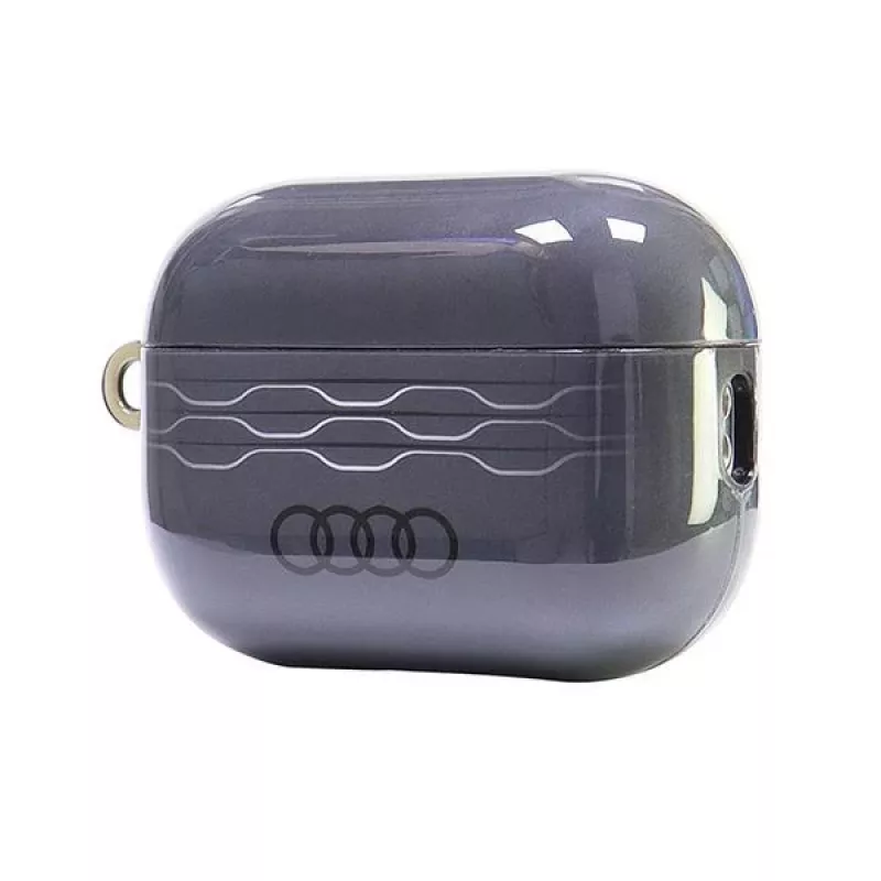 Audi IML geometrinio rašto AirPods Pro 2 dėklas, pilkas