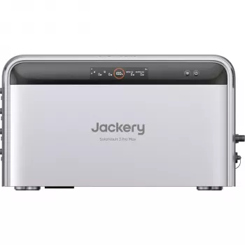 Jackery SolarVault 3 Pro Max 2520Wh LiFePO4 saulės generatorius su 1200W kintamosios srovės išvestimi, 800W saulės įvestimi, programėlės valdymu, praplečiamas